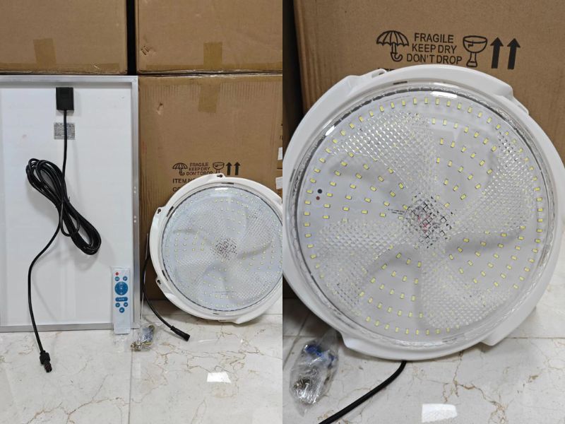 Đèn năng lượng mặt trời ốp trần Sumota SMT-OT400