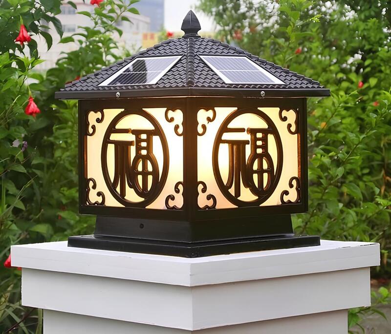 Mẫu đèn TC-406 với họa tiết tinh tế và màu đen đẳng cấp